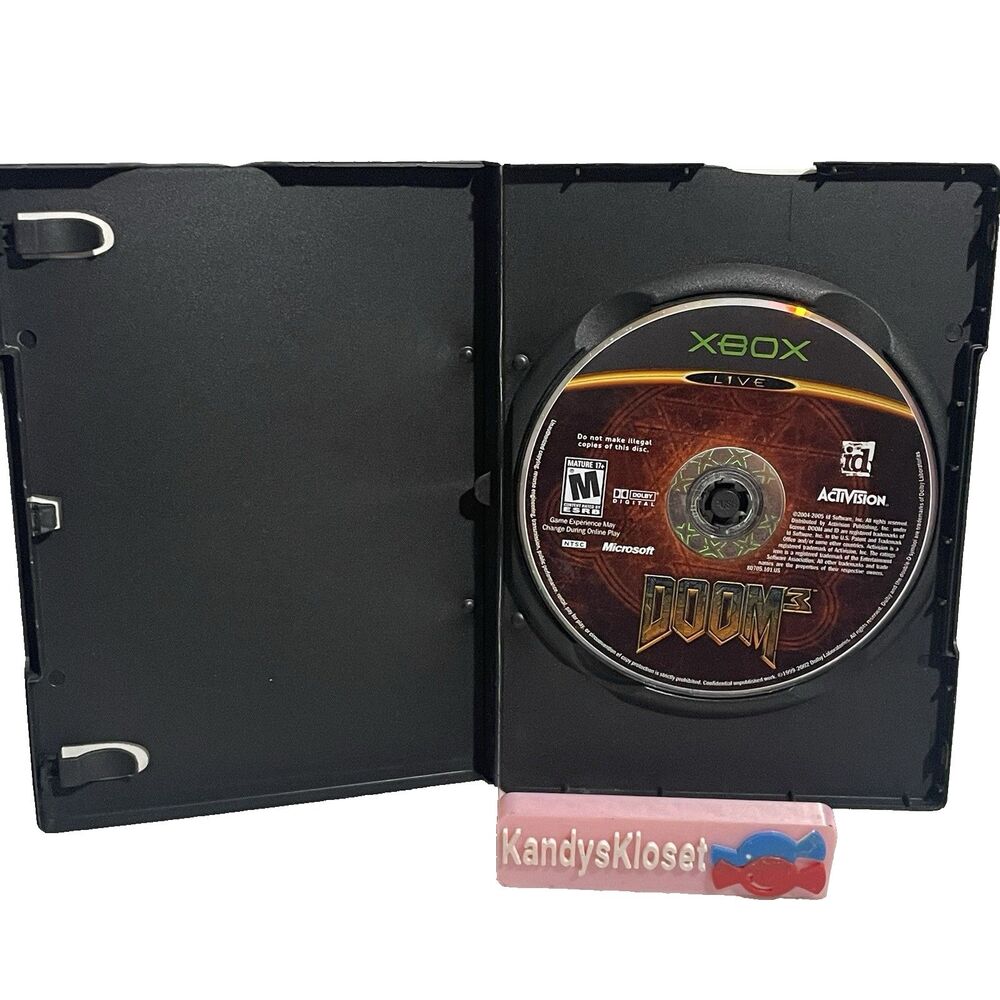 Doom 3 (Microsoft Xbox, 2005) Not Tested Generic Case